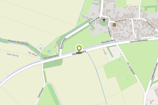 Ambulance-melding op Waalderweg, De Waal op 15 september, kaart-overzicht