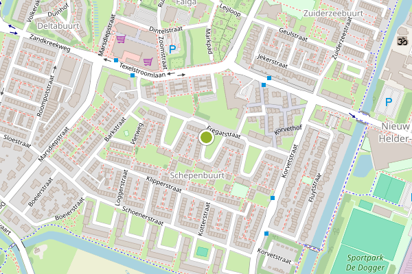 Ambulance-melding op Fregatstraat, Den Helder op 7 augustus, kaart-overzicht