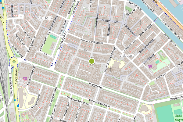 Ambulance-melding op Van Limburg Stirumstraat, Den Helder op 24 april, kaart-overzicht