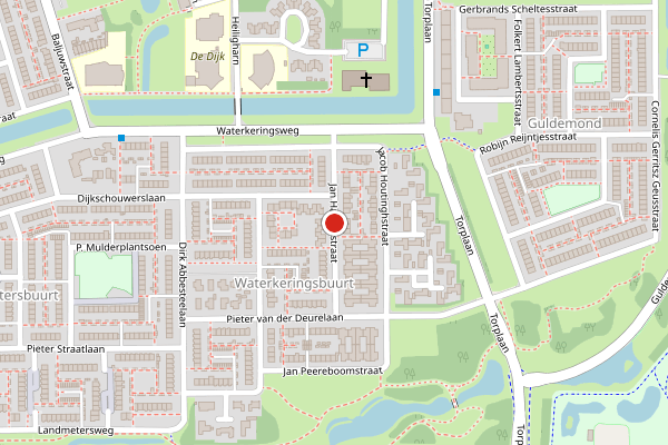 Brandweer-melding op Jan Hargenstraat, Den Helder op 24 mei, kaart-overzicht