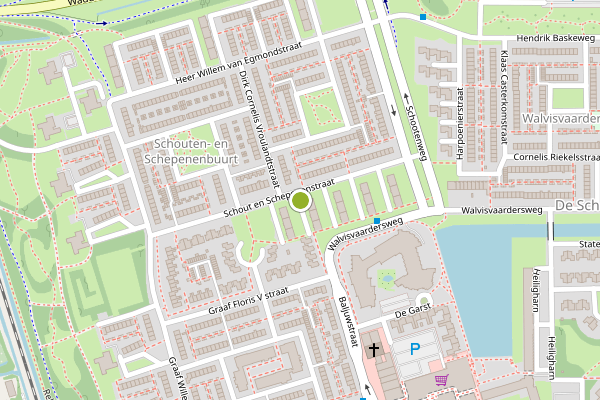 Ambulance-melding op Schout en Schepenenstraat, Den Helder op 24 april, kaart-overzicht