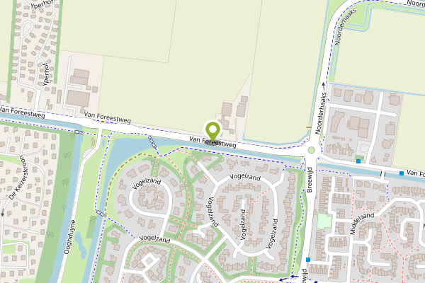 Ambulance-melding op Van Foreestweg, Julianadorp op 23 april, kaart-overzicht