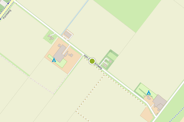 Ambulance-melding op Van der Sterrweg, Den Hoorn op 25 mei, kaart-overzicht