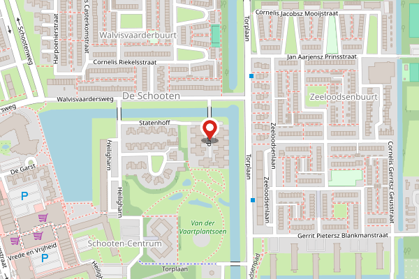 Brandweer-melding op Torp, Den Helder op 22 april, kaart-overzicht