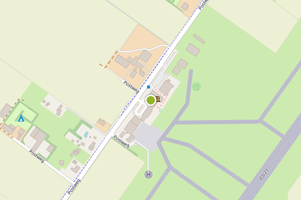 Ambulance-melding op Postweg, De Cocksdorp op 26 mei, kaart-overzicht