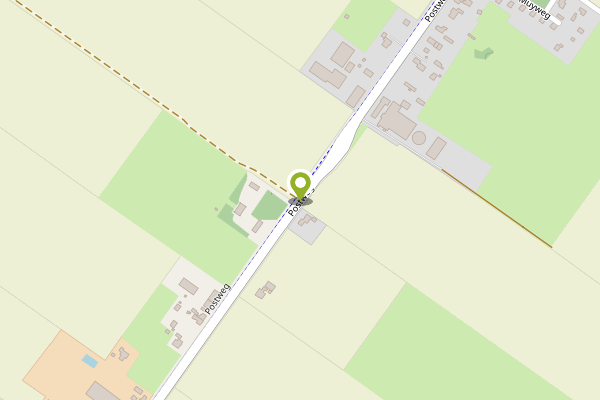 Ambulance-melding op Postweg, De Cocksdorp op 27 april, kaart-overzicht