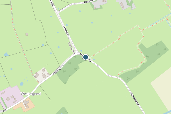 Politie-melding op Schansweg, Oudeschild op 3 juni, kaart-overzicht
