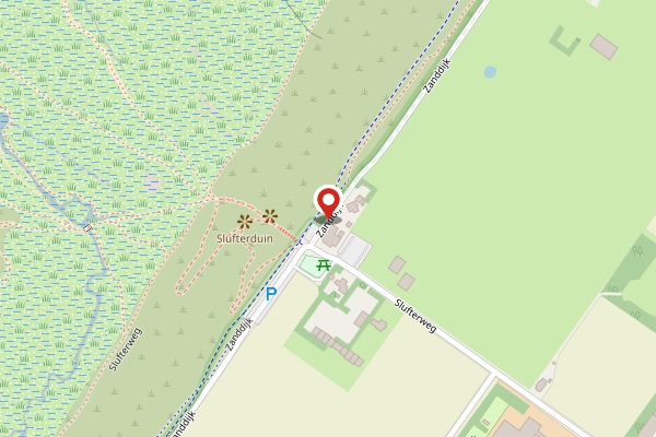 Brandweer-melding op Zanddijk, De Cocksdorp op 29 april, kaart-overzicht