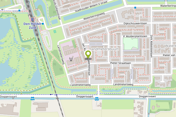 Ambulance-melding op Jan Adriaansz Wentelstraat, Den Helder op 30 april, kaart-overzicht