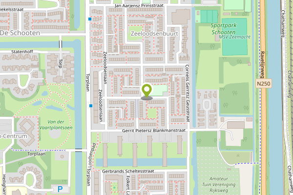 Ambulance-melding op Cornelis Pietersz Soeteliefstraat, Den Helder op 29 april, kaart-overzicht