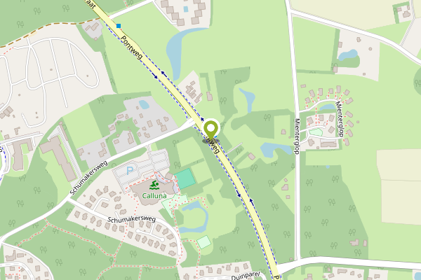 Ambulance-melding op Pontweg, De Koog op 1 mei, kaart-overzicht