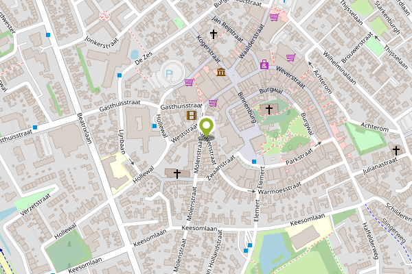 Ambulance-melding op Gravenstraat, Den Burg op 30 april, kaart-overzicht