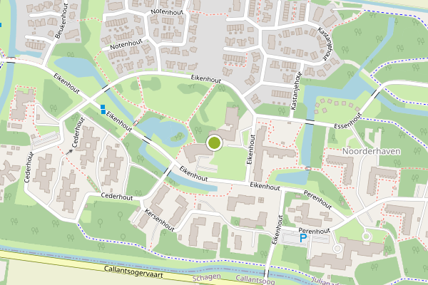 Ambulance-melding op Eikenhout, Julianadorp op 7 juni, kaart-overzicht