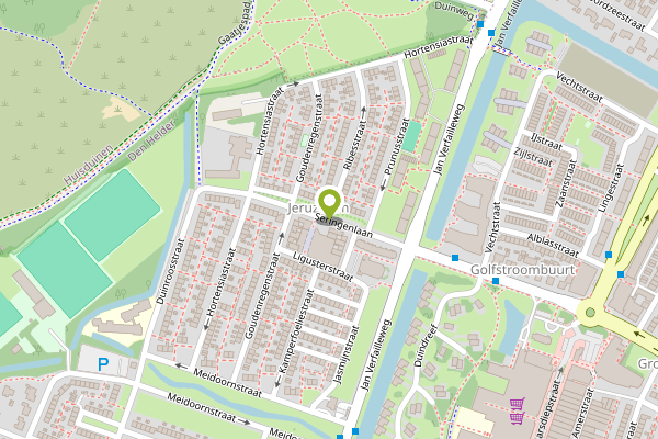 Ambulance-melding op Seringenlaan, Den Helder op 1 mei, kaart-overzicht