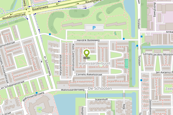 Ambulance-melding op Commandeursplein, Den Helder op 30 april, kaart-overzicht