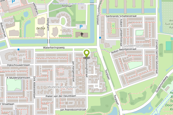Ambulance-melding op Jacob Houtinghstraat, Den Helder op 2 mei, kaart-overzicht