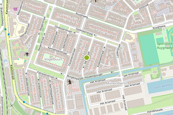 Ambulance-melding op Sternstraat, Den Helder op 11 juni, kaart-overzicht