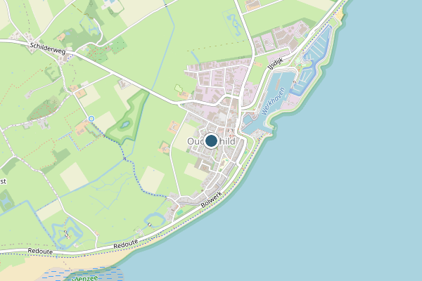 Politie-melding op Mieland, Oudeschild op 11 juni, kaart-overzicht