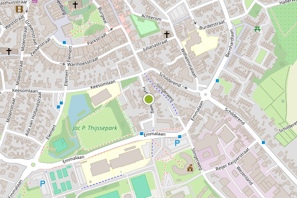 Ambulance-melding op Haffelderweg, Den Burg op 12 juni, kaart-overzicht