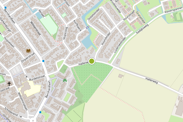 Ambulance-melding op Hallerweg, Den Burg op 13 juni, kaart-overzicht