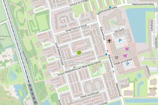 Ambulance-melding op Schuurmanstraat, Den Helder op 13 juni, kaart-overzicht