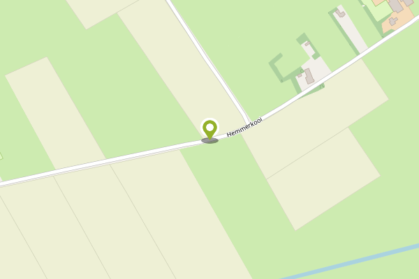 Ambulance-melding op Hemmerkooi, Den Hoorn op 3 mei, kaart-overzicht