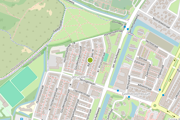 Ambulance-melding op Ribesstraat, Den Helder op 14 juni, kaart-overzicht
