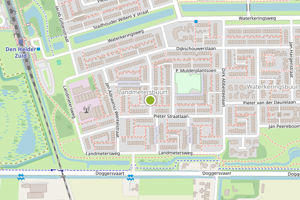 Ambulance-melding op Arie Kieboomstraat, Den Helder op 16 juni, kaart-overzicht
