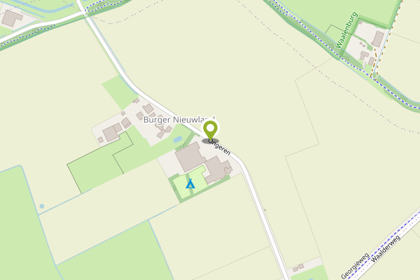 Ambulance-melding op Ongeren, Den Burg op 10 april, kaart-overzicht