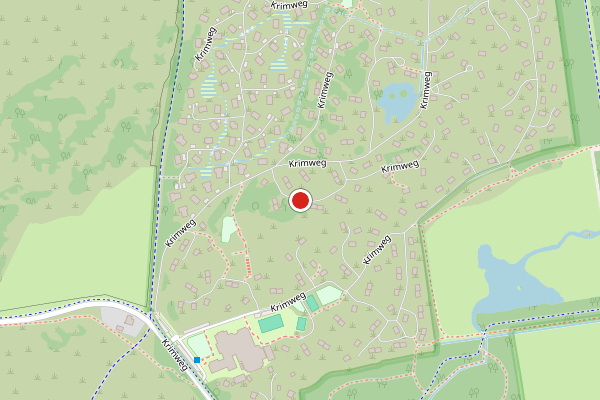 Brandweer-melding op Krimweg, De Cocksdorp op 17 juni, kaart-overzicht