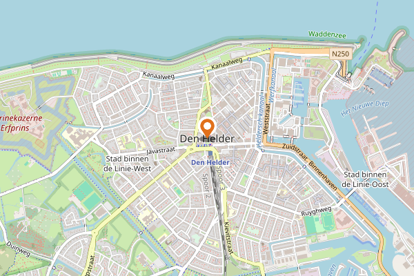 KNRM-melding op SCH1 op 4 mei, kaart-overzicht