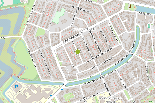 Ambulance-melding op Joris van Spilbergenstraat, Den Helder op 19 juni, kaart-overzicht