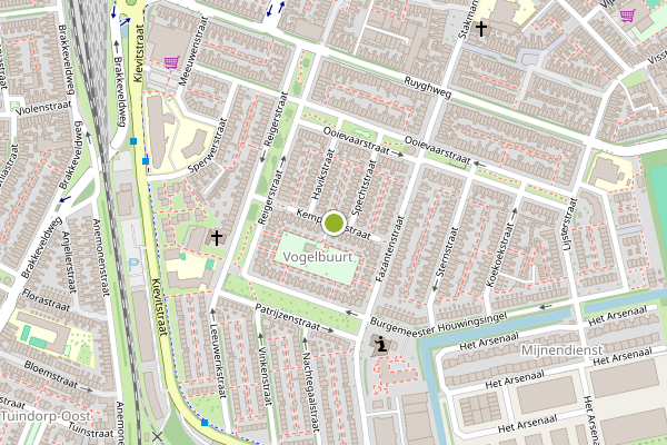Ambulance-melding op Kemphaanstraat, Den Helder op 18 juni, kaart-overzicht
