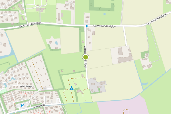 Ambulance-melding op Gerritslanderdijkje, Den Burg op 20 juni, kaart-overzicht