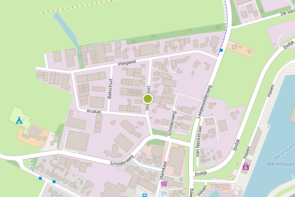 Ambulance-melding op Stoompoort, Oudeschild op 19 juni, kaart-overzicht