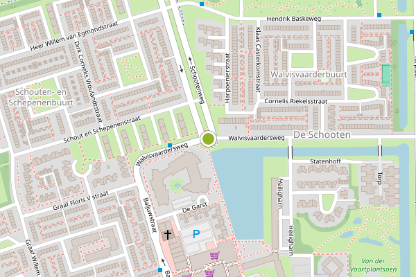 Ambulance-melding op Walvisvaardersweg, Den Helder op 19 juni, kaart-overzicht