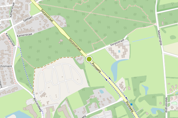 Ambulance-melding op Pontweg, De Koog op 20 juni, kaart-overzicht