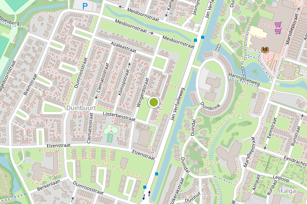 Ambulance-melding op Wingerdstraat, Den Helder op 5 mei, kaart-overzicht