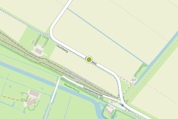 Ambulance-melding op Hoofdweg, De Cocksdorp op 25 juni, kaart-overzicht