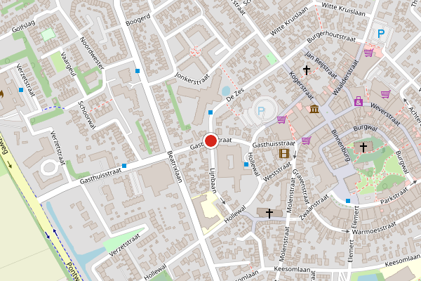 Brandweer-melding op Gasthuisstraat, Den Burg op 26 juni, kaart-overzicht