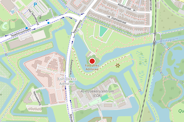 Brandweer-melding op Nieuweweg, Den Helder op 26 juni, kaart-overzicht