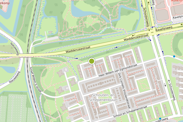 Ambulance-melding op Pieter Janssoonstraat, Den Helder op 27 juni, kaart-overzicht